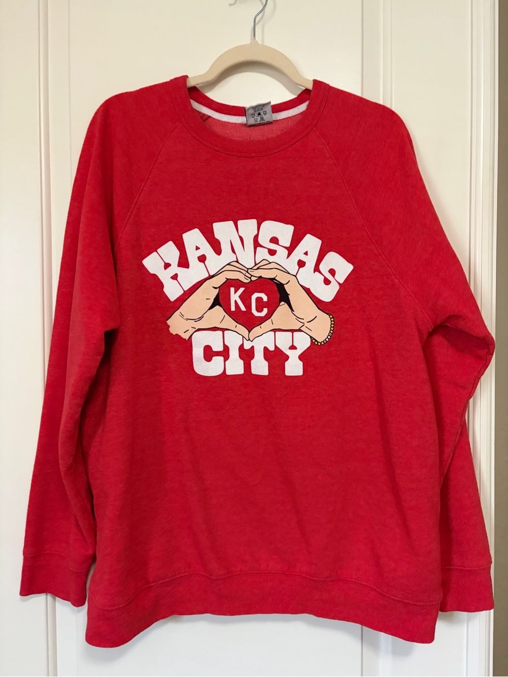 ♥️Kansas City Chiefs Travis Taylor Tavis Crewneck Sweatshirt🏈 Made in KC♥️